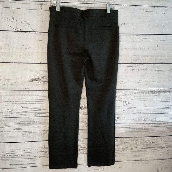 Betabrand Pants Medium Dark Gray Classic Dress Pant Yoga‎ Pull On - Picture 5 of 7
